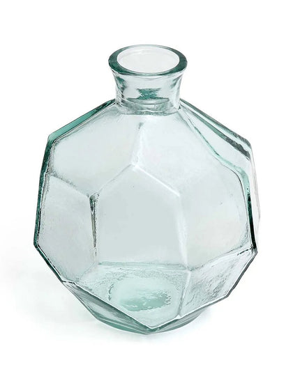 De Ronde Origami Vaas - Blauw