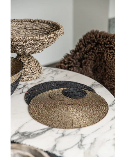 The Beaded Coaster - Zwart