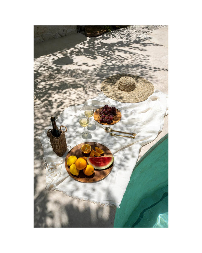 The Teak Root Round Plate - XL