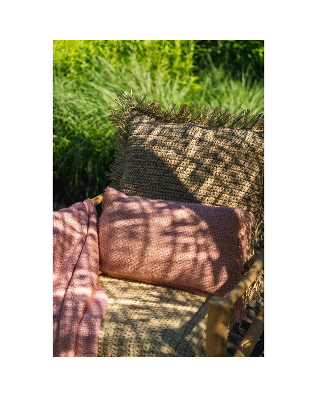 The Oh My Gee Kussenhoes - Zalmroze - 30x50