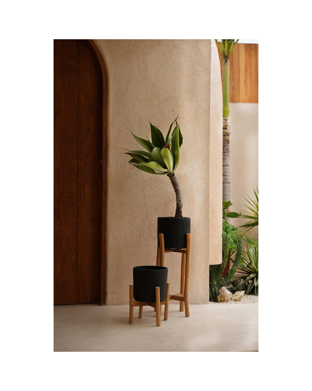 The Charcoal High - Zwart Naturel - L