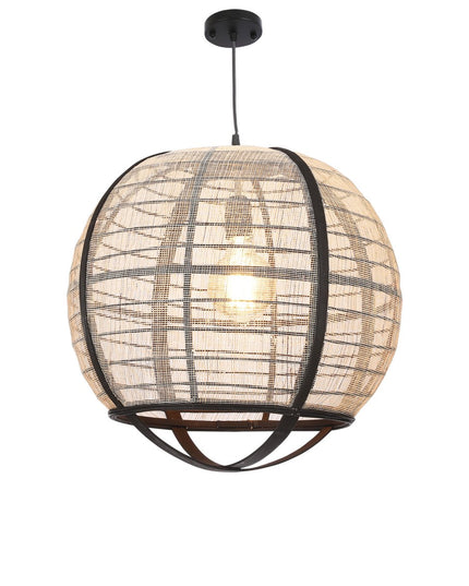 Pella Hanglamp - H44 x Ø45 cm - Linnen - Off White