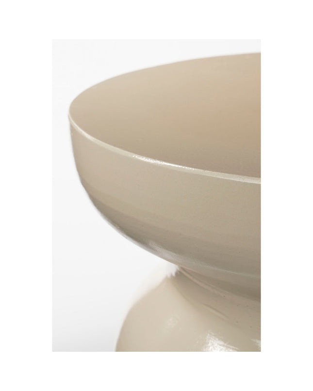 Stage Bijzettafel - H45 x Ø35 cm - Cement - Beige
