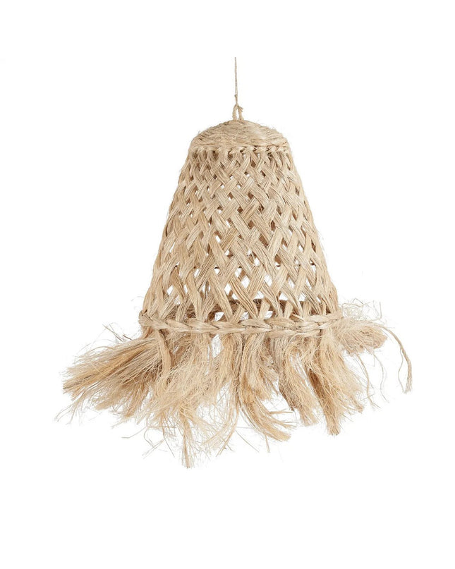 De Abaca Jelly Fish-hanger - Naturel - S