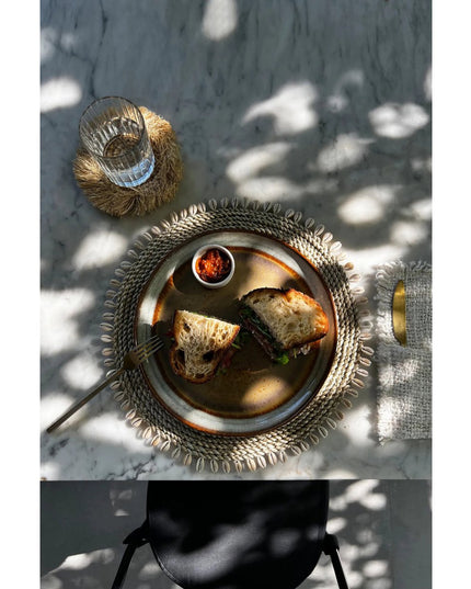 De Seagrass Shell Placemat - Natuurlijk