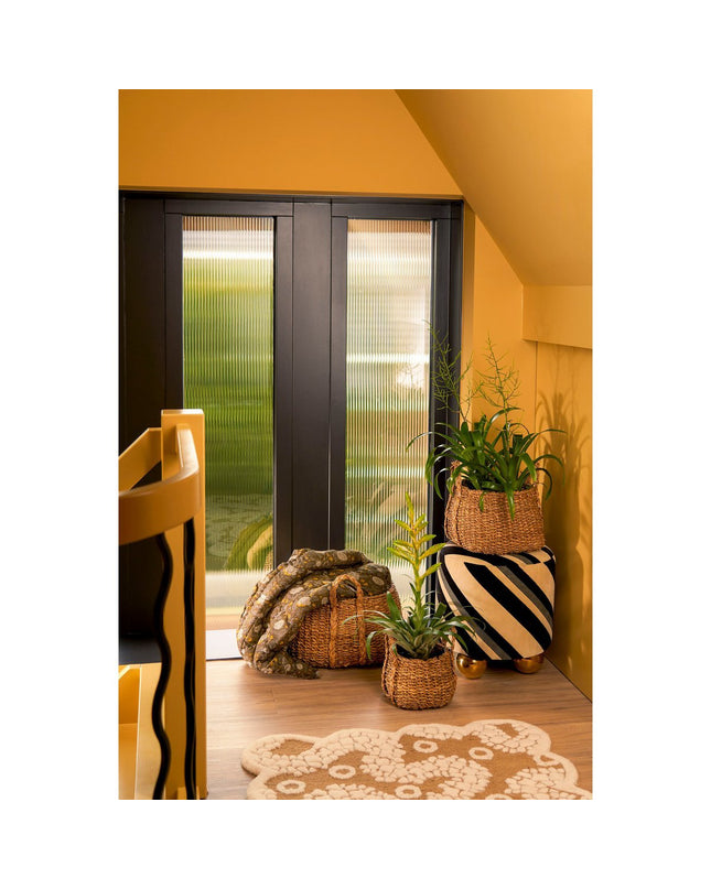 Plantenmand - Set van 3 - H25 x Ø35 cm - Bruin