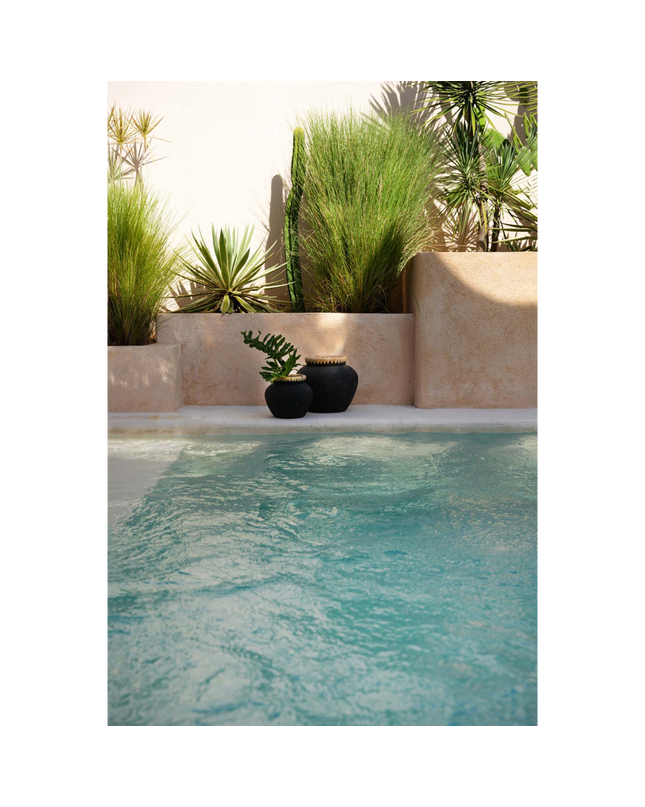 De Styly Vaas - Zwart Naturel - L