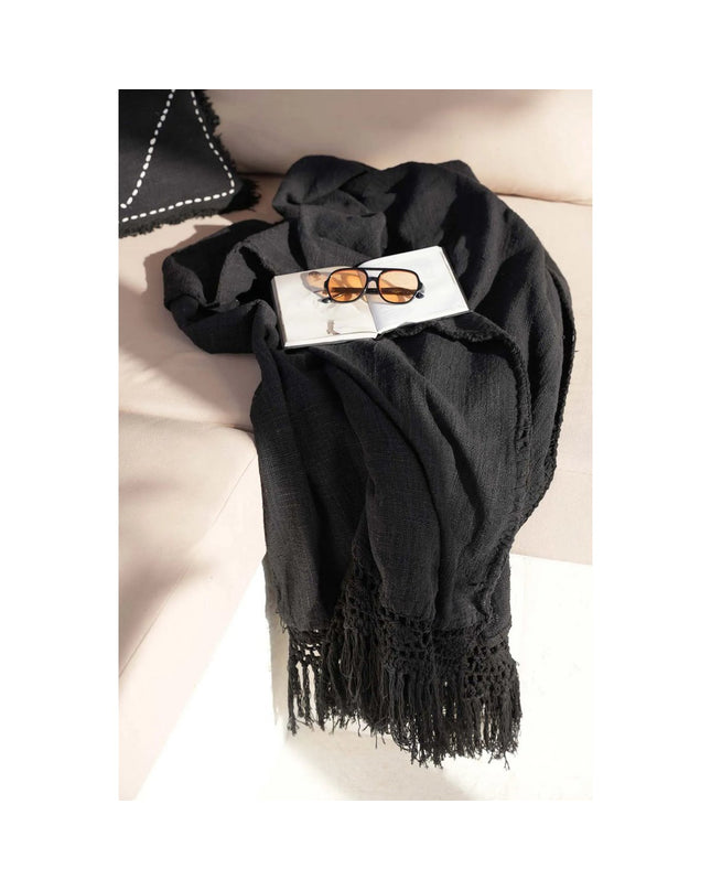 De Gypsy Bedsprei - Zwart