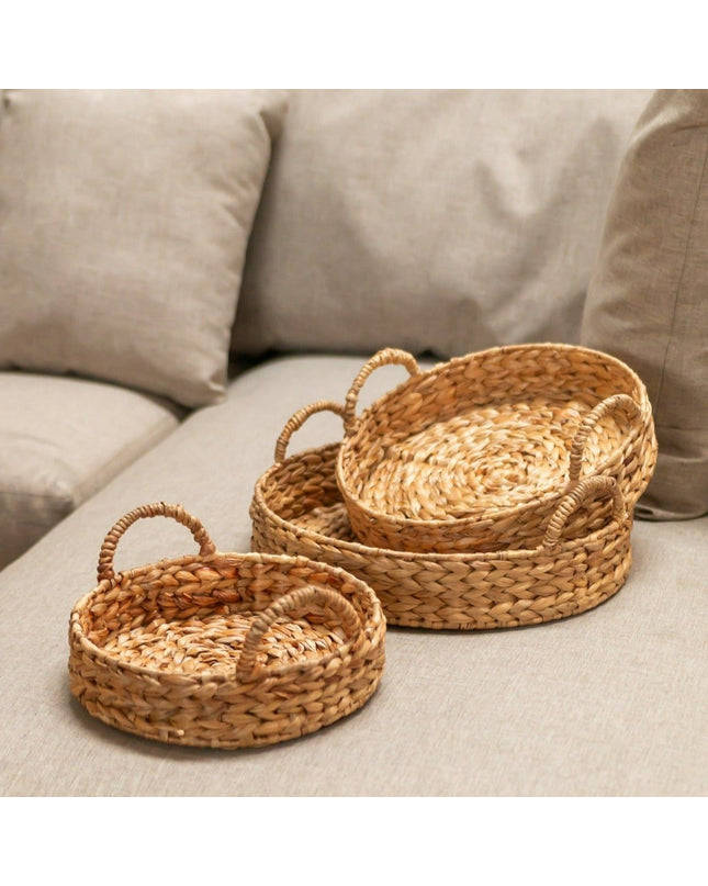 Dienblad Matahari - Waterhyacint - Beige