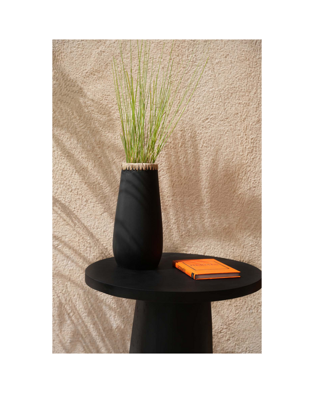 The Sneaky Vase - Zwart Naturel - L