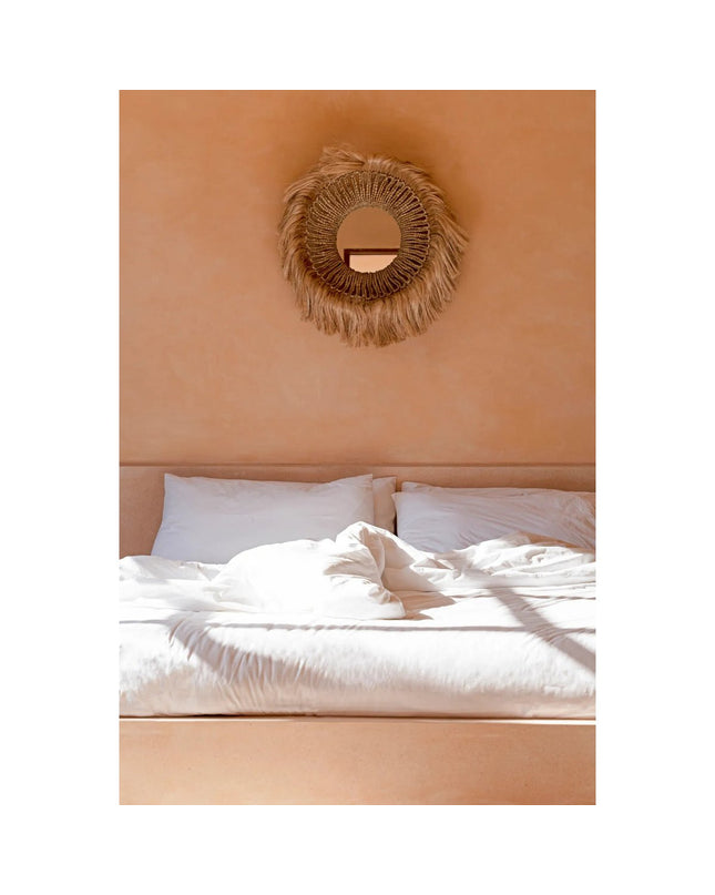 De Abaca Solomon Spiegel - Naturel
