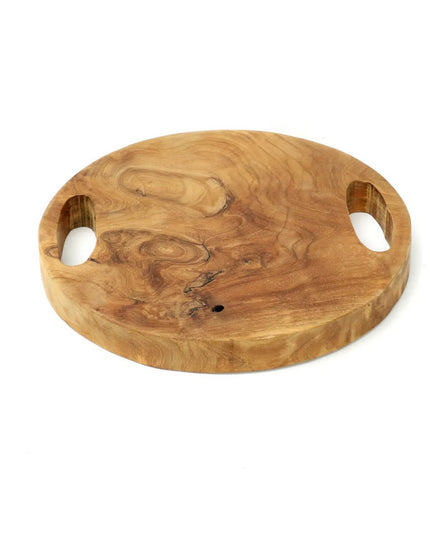 Dienblad The Teak Root - Natural - Rond Ø30cm