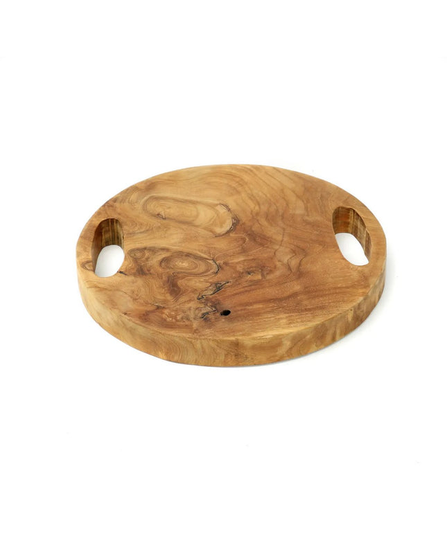 Dienblad The Teak Root - Natural - Rond Ø30cm