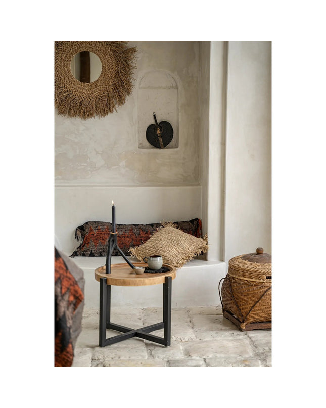 The Oh My Gee Kussenhoes - Zwart Oranje - 35x100