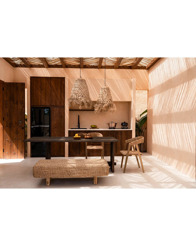 De Abaca Jelly Fish-hanger - Naturel - S