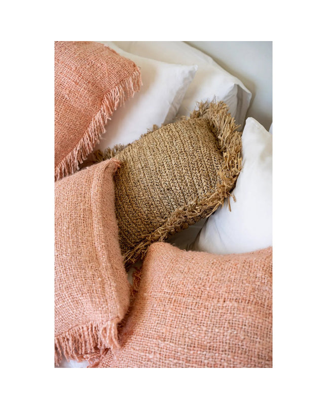 The Oh My Gee Kussenhoes - Zalmroze - 35x100