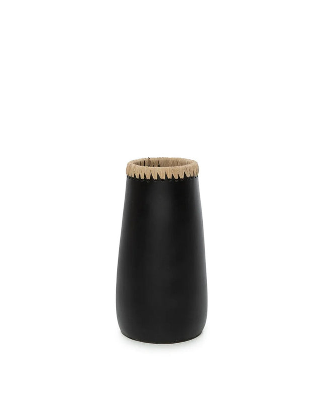The Sneaky Vase - Zwart Naturel - M