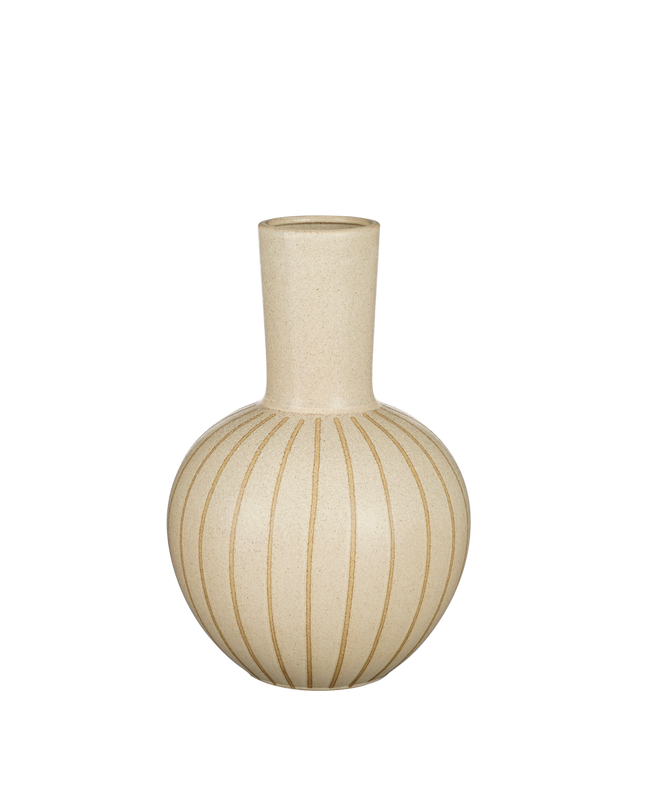 Holm Vaas - H42 x Ø28 cm - Keramiek - Crème