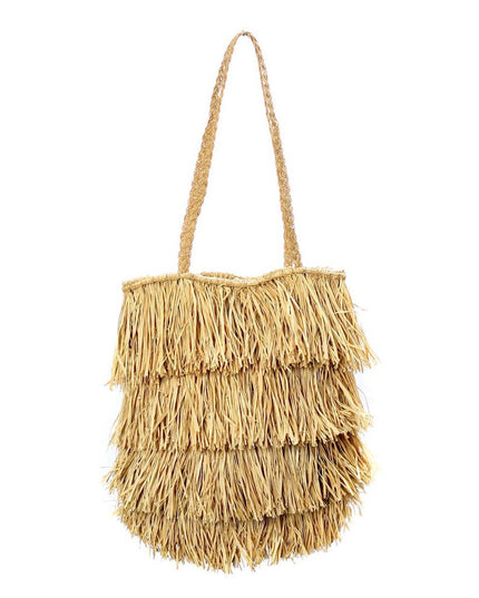 The Raffia Bahamas Tote - Natural