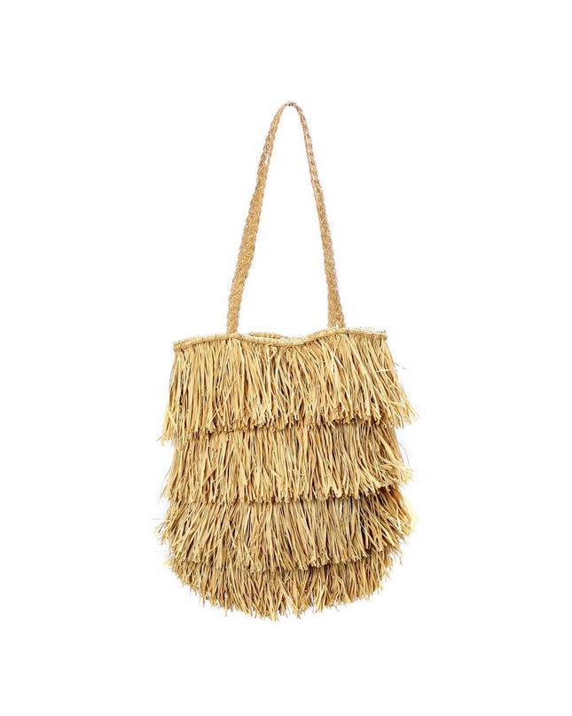 The Raffia Bahamas Tote - Natural