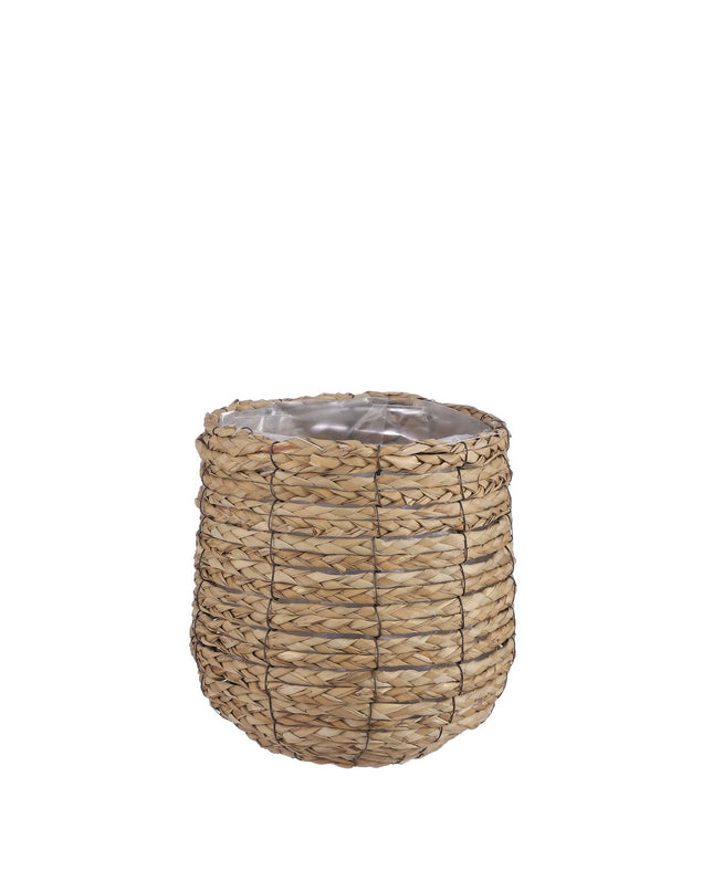 Avalon Plantenmand - H26 x Ø26 cm - Zeegras - Lichtbruin