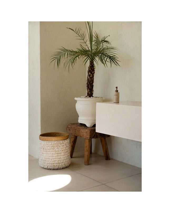 De Pandan-mand %232 - Natuurlijk wit
