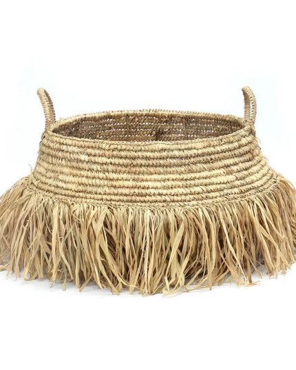 De Raffia Deluxe Manden - Naturel - L