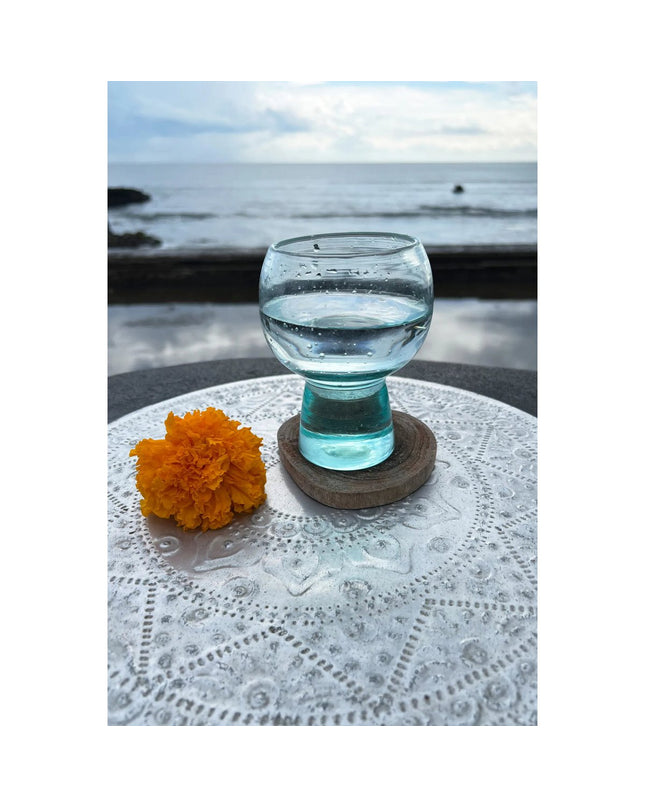 De Teak Root Boho Coaster