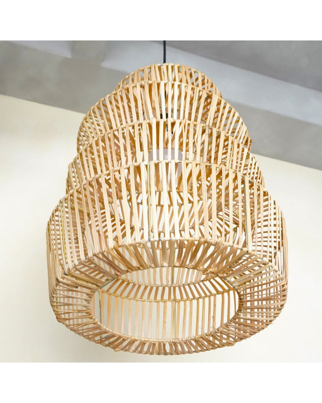 Rotanlamp met buitengewoon ontwerp | Lampenkap | Hanglamp MULIA