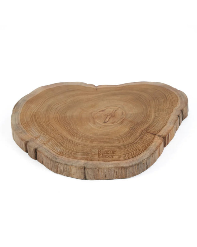 De Teakwortelsnijplank