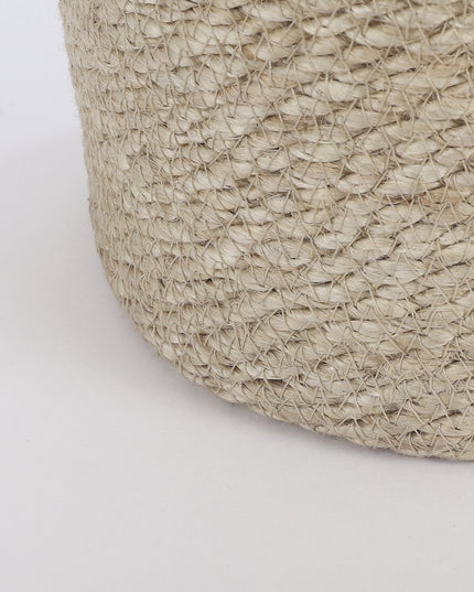 Atlantic Plantenmand - H20 x Ø20 cm - Jute - Crème