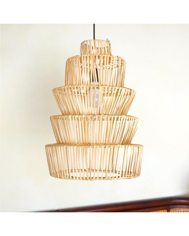 Rotanlamp met buitengewoon ontwerp | Lampenkap | Hanglamp MULIA