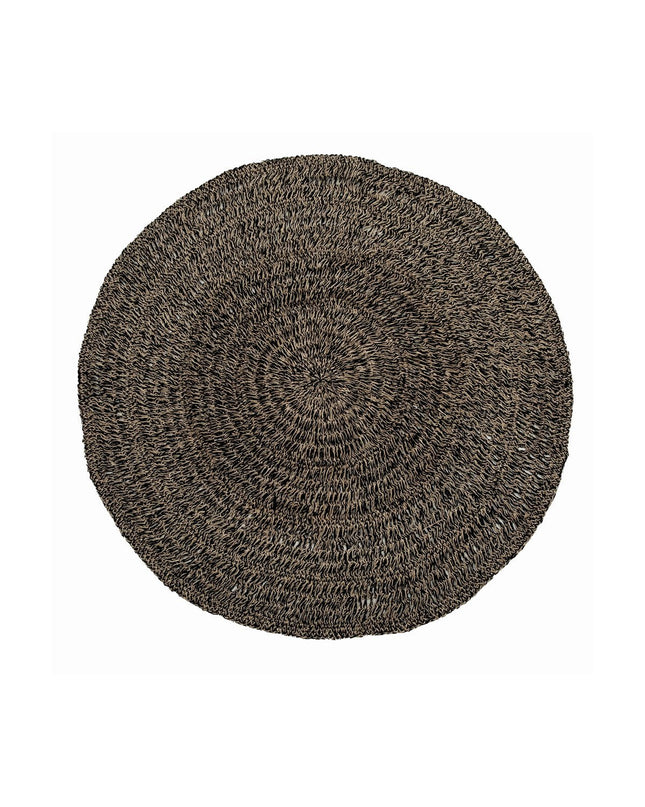 Het Zeegras Tapijt - Naturel Zwart - 150