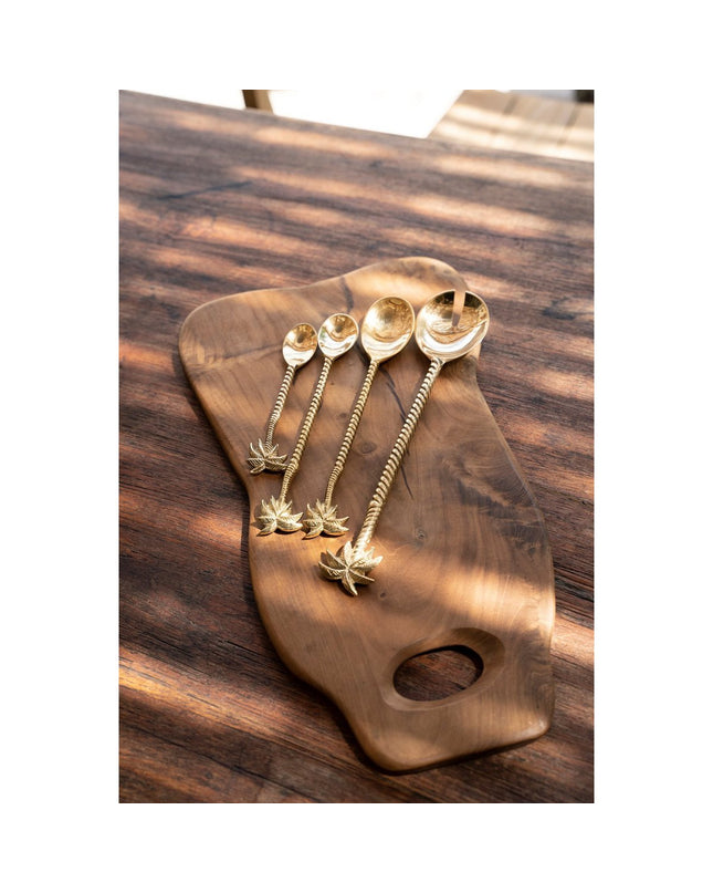 De Palmboom Saladevork - Goud