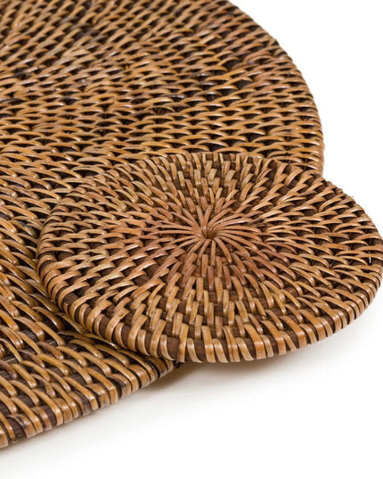 De koloniale placemat - natuurlijk bruin
