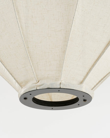 Pego Hanglamp - H94 x Ø70 cm - Linnen - Off White