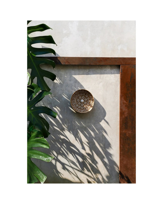 De Caribe Shell Plaat - Natuurlijk Wit - M