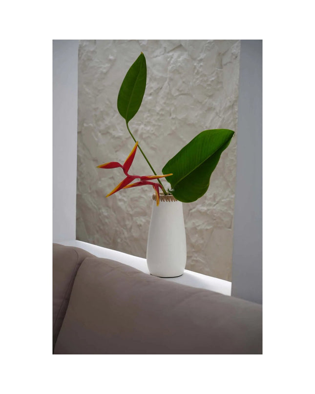 The Sneaky Vase - Wit Naturel - M