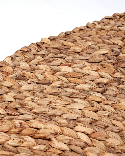 Placemat bladvormig (Set van 2, 4 of 6) 48 cm | Boho Tafelmat DITU gemaakt van Waterhyacint