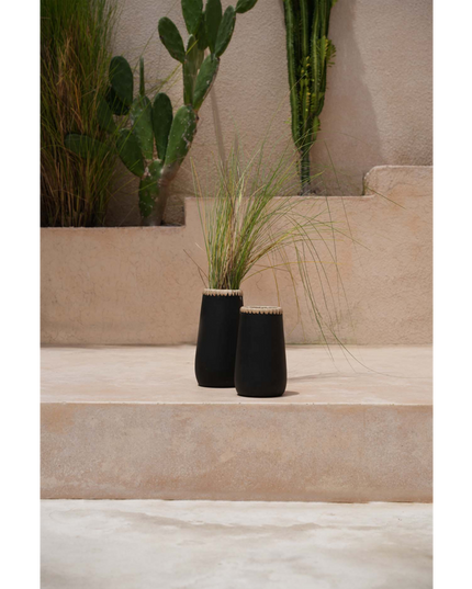 The Sneaky Vase - Zwart Naturel - M