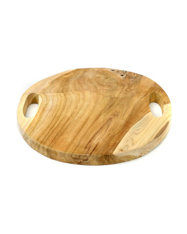 Dienblad The Teak Root - Natural - Rond Ø35cm