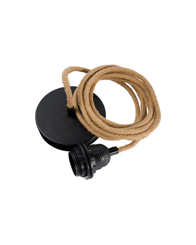 Fitting Lampen Plafond - Naturel Zwart - 1 Fitting