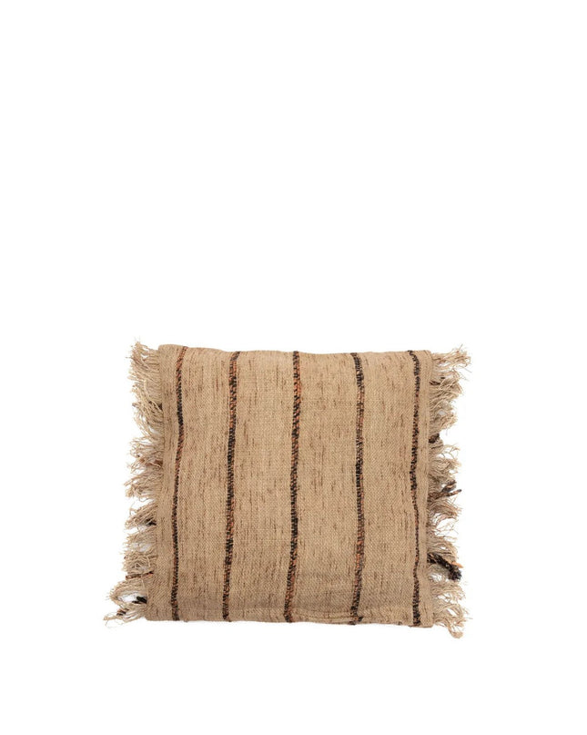 De Oh My Gee Kussenhoes - Beige Zwart - 40x40