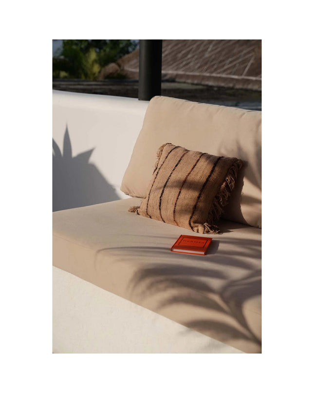 De Oh My Gee Kussenhoes - Beige Zwart - 40x40