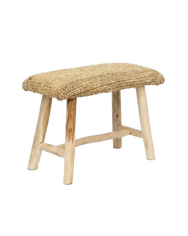 De Raffia Bench - natuurlijk