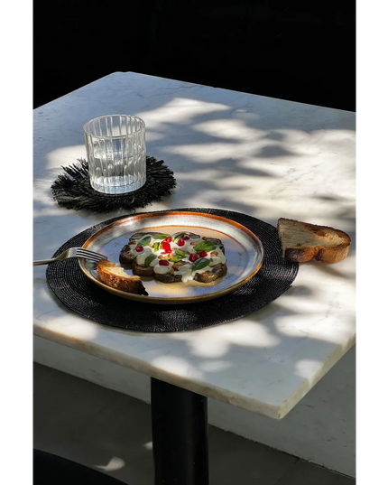 De Beaded Placemat - Zwart