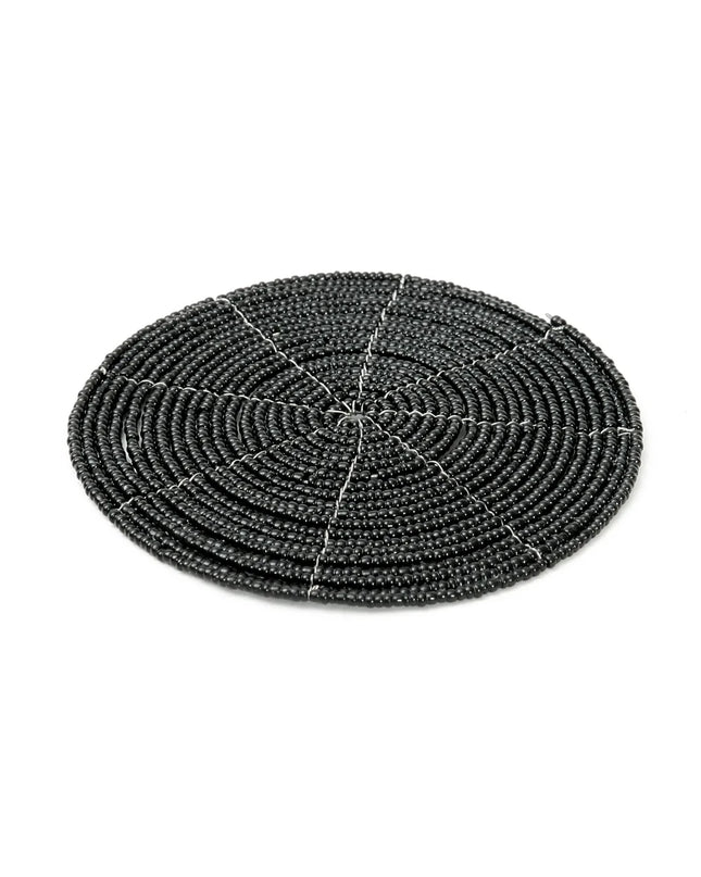 The Beaded Coaster - Zwart