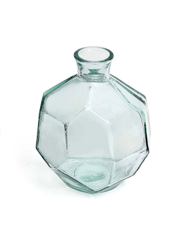 De Ronde Origami Vaas - Blauw
