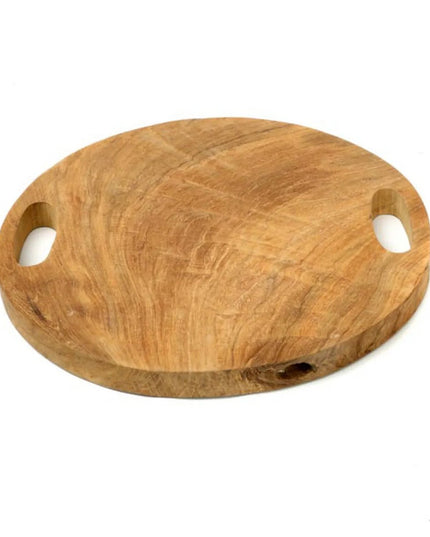 Dienblad The Teak Root - Natural - Rond Ø40cm