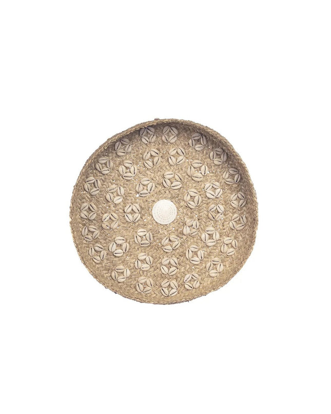 De Caribe Shell Plaat - Natuurlijk Wit - M